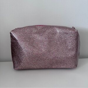Lancome Pink Glitter Cosmetic Pouch